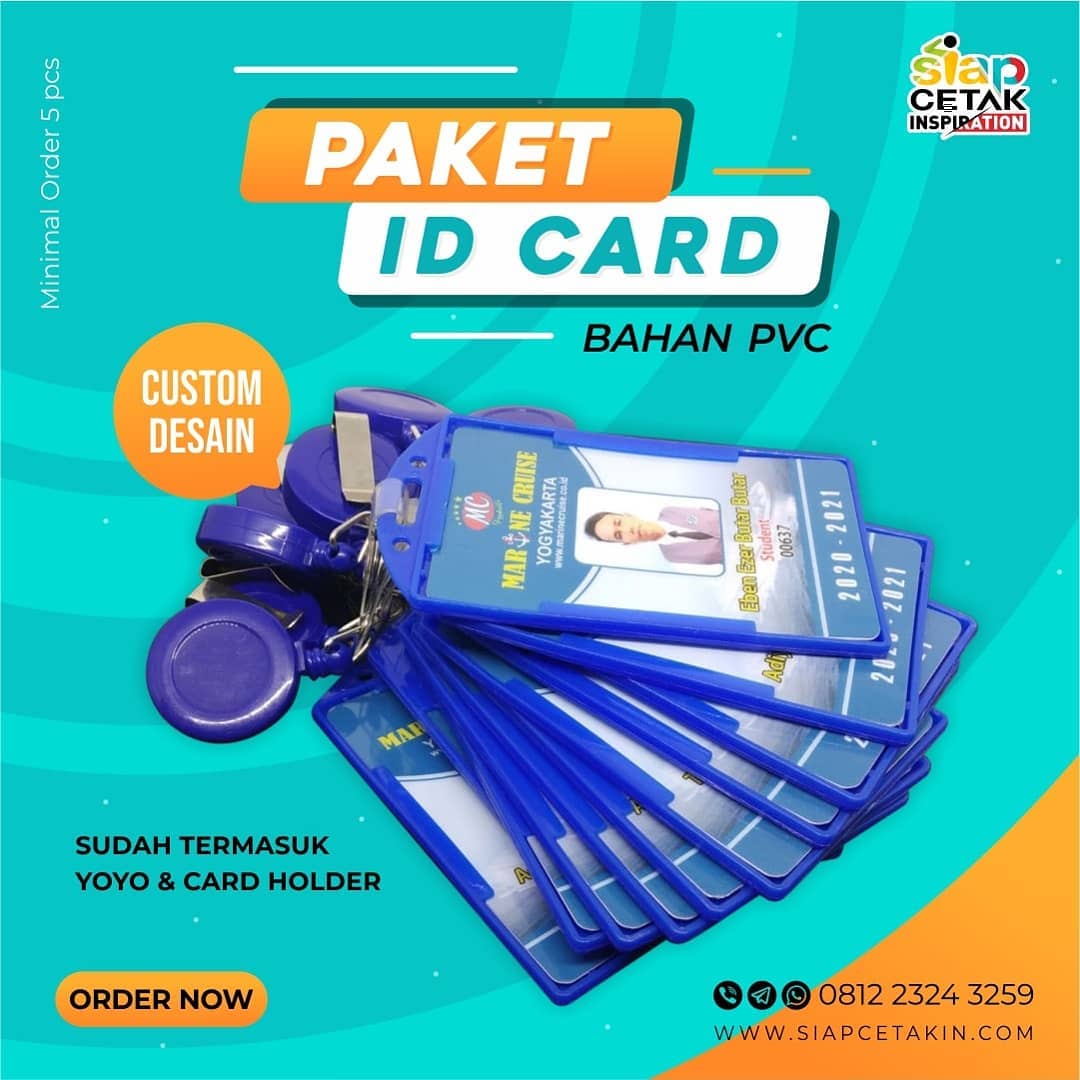 Bingung Nyari Tempat Cetak ID Card Terdekat? Di Sini Saja